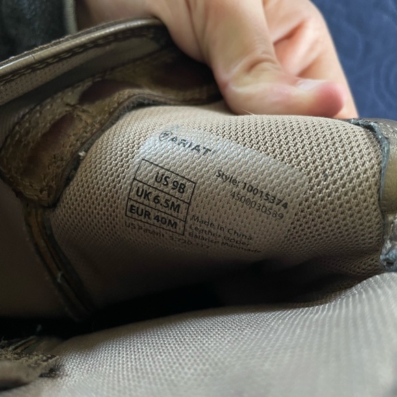 Ariat leather boots, women’s 9 - Picture 5 of 6